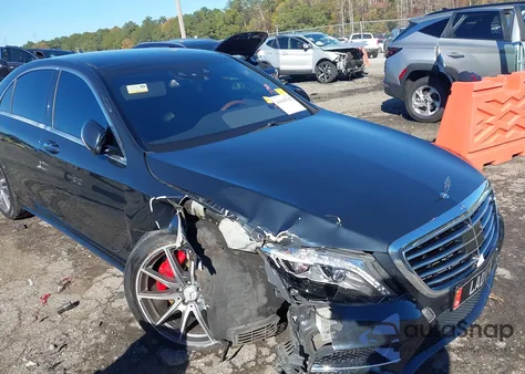 2016 Mercedes-Benz S 550 4Matic из США, поврежденный, VIN WDDUG8FB4GA213676